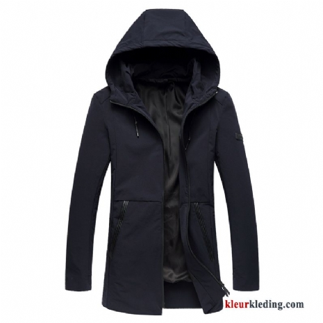 Heren Lang Mooi Jeugd Mannelijk Jas Hoodie Slim Fit Jack