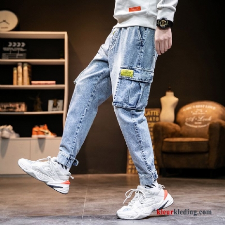 Heren Mooi Populair Spijkerbroek Jeans Meer Zakken Mode Nieuw Voorjaar Mannelijk