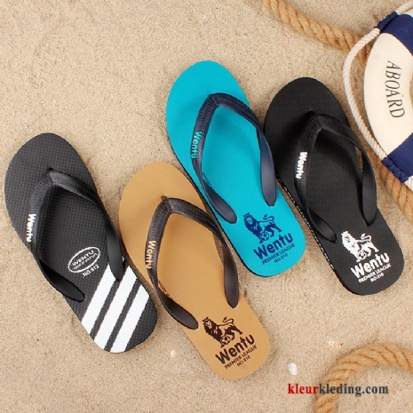 Heren Pantoffels Schoenen Zomer Antislip Trend Badkamer Strand Slipper