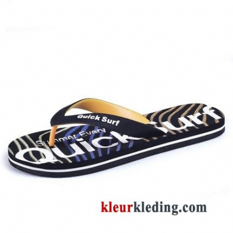 Heren Slipper Strand Schoenen Kleur Pantoffels Rubber Student Antislip Mannen