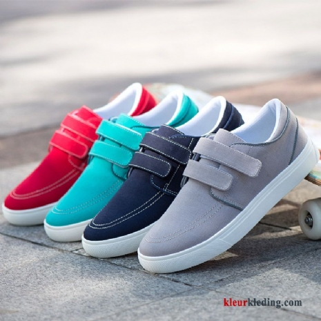 Heren Sportschoenen Alle Wedstrijden Trend Canvas Mannen Velcro Student Textiel Skateboard Schoenen