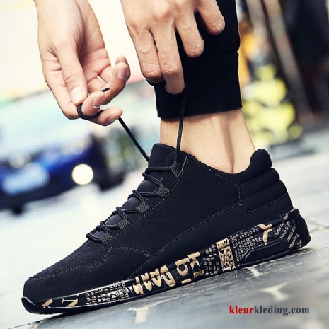 Heren Sportschoenen Schoenen 2018 Zomer Skateboard Schoenen Casual Running Sport Herfst Zwart