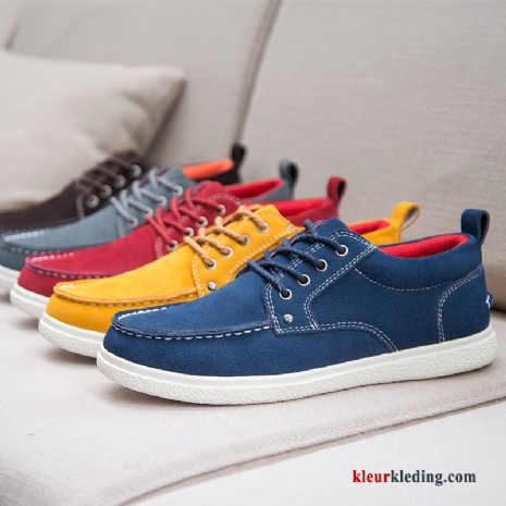 Heren Sportschoenen Winter Plat Skateboard Schoenen Trend Kleur Mannen Sport Elke Dag