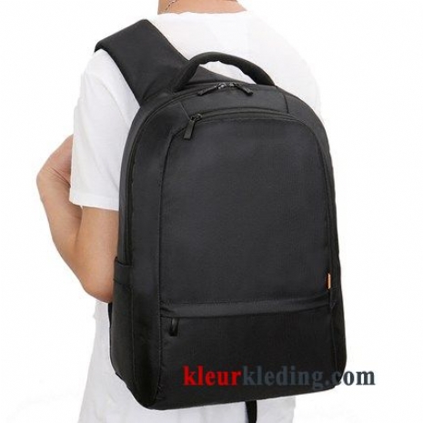 Heren Trend Reizen Casual Tas Mode Rugzak Schooltas Zwart