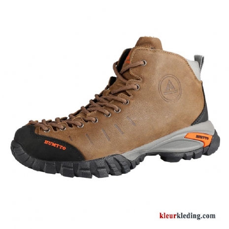 Heren Wandelschoenen Antislip Mannen Trekking Pluche Herfst Winter Vrouwen Katoen Kaki