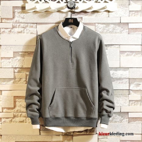 Herfst Trend Pullover Heren Hoodie Casual Student Lange Mouwen