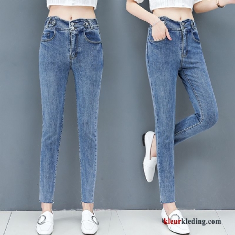 Hoge Nieuw Hoge Taille Broek Trend Herfst Spijkerbroek Jeans Dames