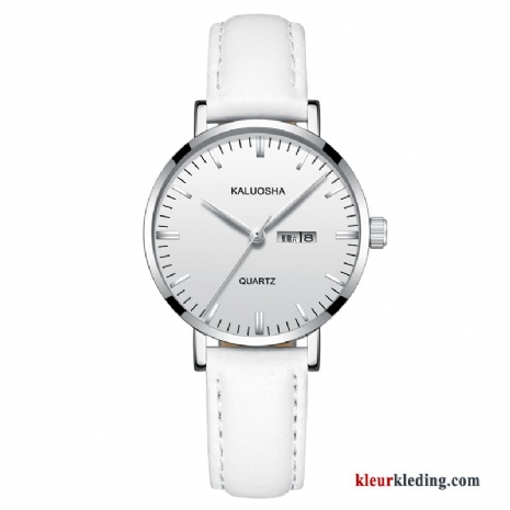 Horloge 2018 Student Waterdicht Nieuw Meisje Dames Riem Trend Wit