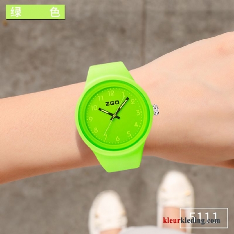 Horloge Trend Kind Student Heren Dames Lichtende Nachtwolken Gemiddelde Fluorescentie