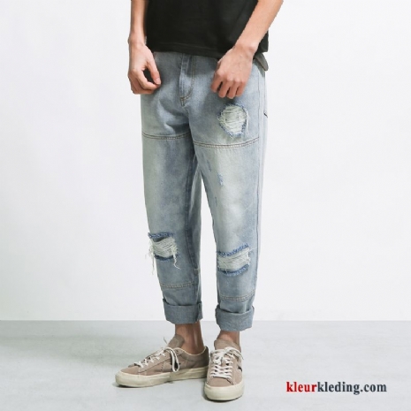 Instituut Gaten Heren Voorjaar Kunst Broek Zomer Spijkerbroek Jeans