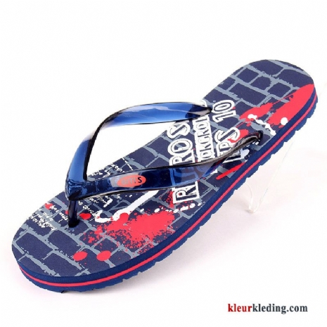 Kleur Strand Mannen Bovenkleding Trend Zomer Slipper Casual Heren