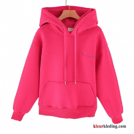 Lange Mouwen Winter 2018 Hoodie Trend Pullover Jas Losse Dames