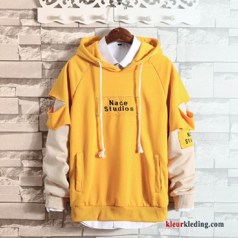 Losse Hoodie Heren Mannelijk Student Trend Herfst Gaten