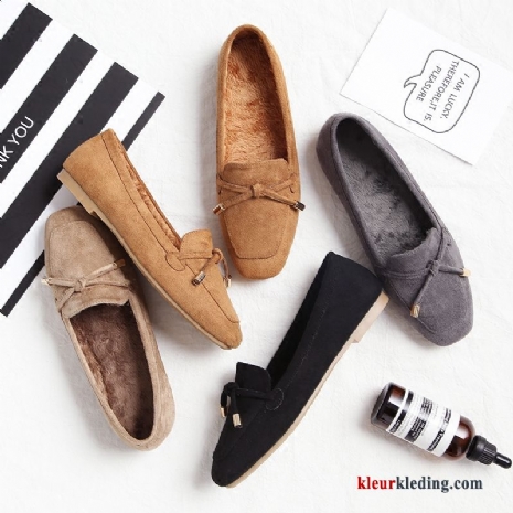 Mocassins Winter Plat Katoen Vrouwen Loafers 2018 Alle Wedstrijden Pumps Dames