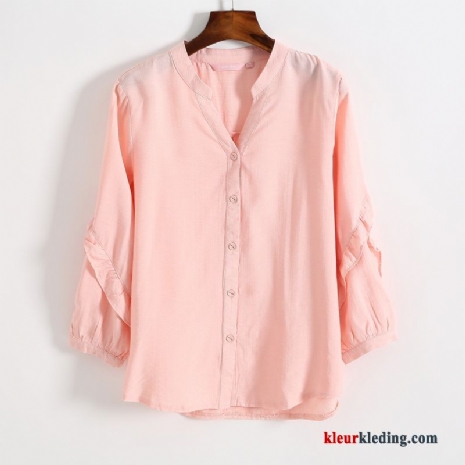 Mode Casual Voorjaar Lange Mouwen Blouse Overhemd Dames Vrouw Brutaal