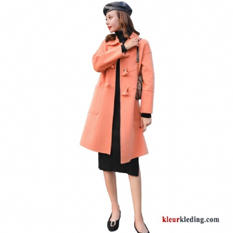 Nieuw Winter Jas Herfst Mode Persoonlijk Trend Koe Dames Oranje
