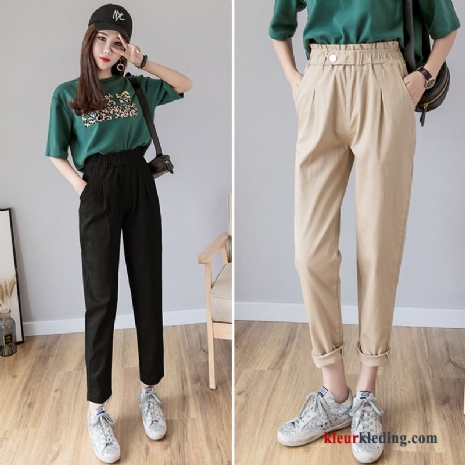 Rechtdoor Harlan Casual Broek Voorjaar Dames Zomer Khaki Losse