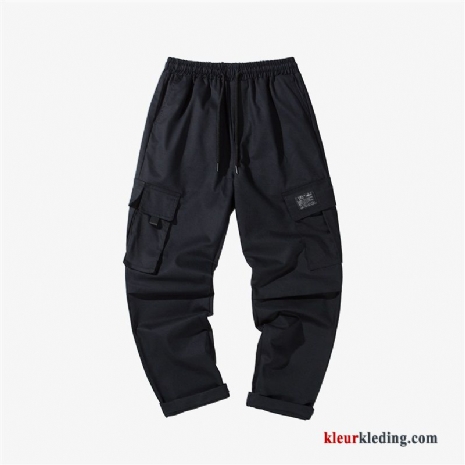 Rood Rechtdoor Cargo Broek Heren Losse Mooi Trend Trendy Merk