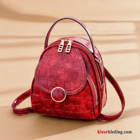 Rugzak Nieuw Multi-purpose Mini Tas 2019 Dames Mode Messenger Tas Rood