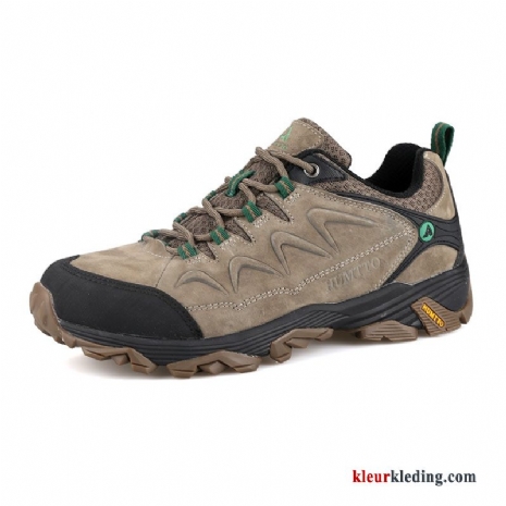 Schoenen Outdoor Mannen Sport Slijtvastheid Antislip Waterdicht Wandelschoenen Heren Kaki