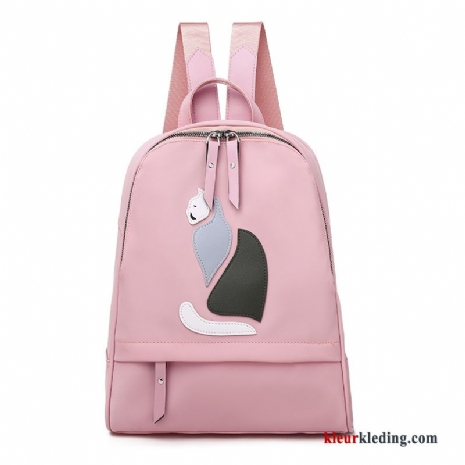 Schooltas 2019 Diefstal Oxford Rugzak Trend Nieuw Reizen Dames Rood Roze