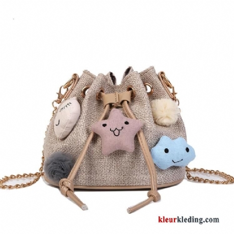 Schoudertas Mini Ketting 2019 Nieuw Tas Elke Dag Mooi Dames Beige