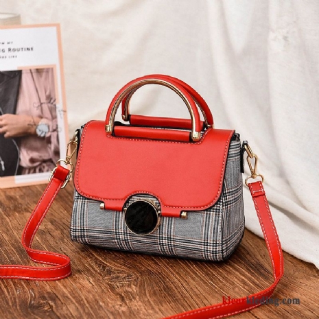 Schoudertas Nieuw Mode Gemengde Kleuren Tas Messenger Tas Dames Alle Wedstrijden Trend Rood