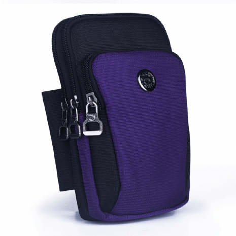 Schoudertas Purper Heren Outdoor Tas Mini Groot Telefoon Riem Zwart