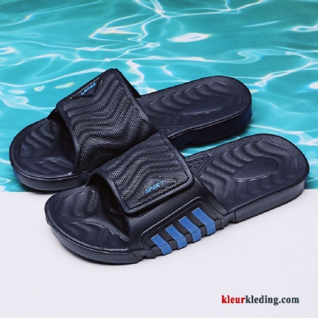 Slipper Mode Bovenkleding Zomer Donker Persoonlijk Outdoor Mannen Pantoffels Heren Blauw