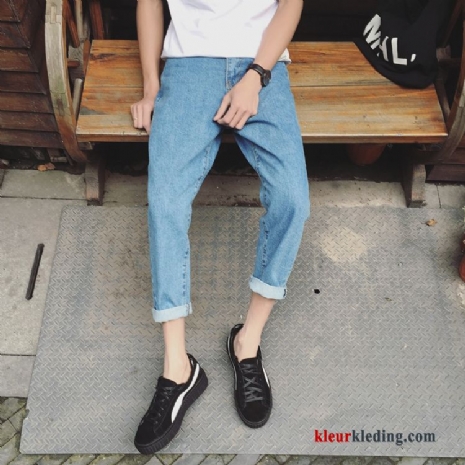 Spijkerbroek Jeans Lichtblauw Trend Mini Heren Harlan Jeugd Zwart