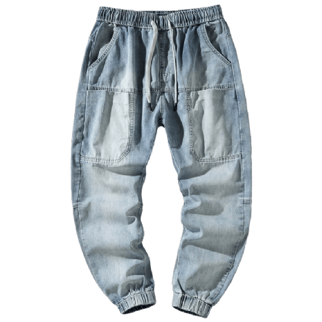 Spijkerbroek Zomer Trend Broek Heren Strak Cargo Dunne Losse