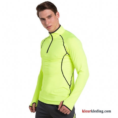 Sportkleding Ademende T-shirts Elastiek Lange Mouwen Running Kleding Snel Droog Casual Opleiding Heren