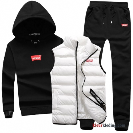 Sportkleding Heren Dikke Nieuw Winter Casual Sport Pak Hoodie