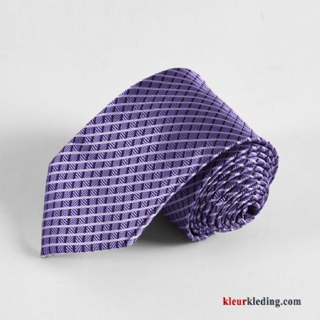 Stropdas Geklede Business Werk Bruidegom Casual Student Heren Purper Rood Zwart