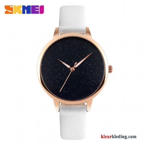 Student Horloge Dames Eenvoudig Mini Elegante Persoonlijkheid Waterdicht Wit