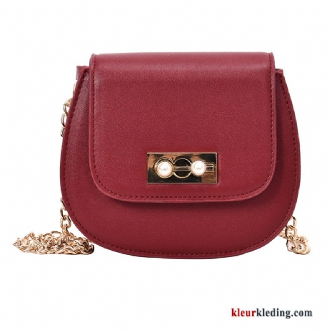 Tas Mini Ketting 2019 Schoudertas Super Messenger Tas Dames Rood