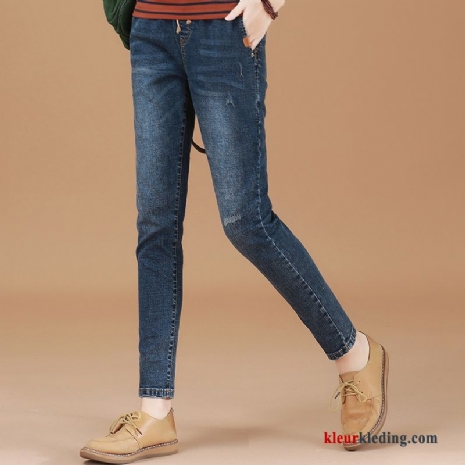 Voorjaar Casual Harlan Elastiek Potlood Broek Vintage Spijkerbroek Jeans Dunne Dames