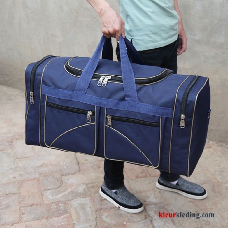 Wandelrugzak Dames Grote Capaciteit Doek Tas Reistas Outdoor Heren Oxford Blauw