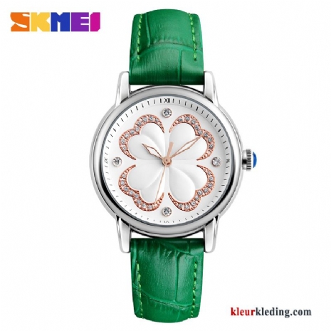 Waterdicht Dames Business Riem Horloge Eenvoudig Mode Strass